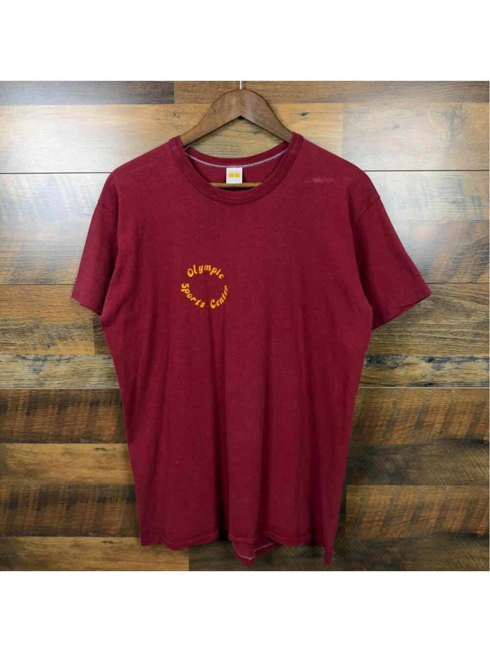 Vintage 1977 Midlakes Swim League Champion Olympic Sports Center T-Shirt XL